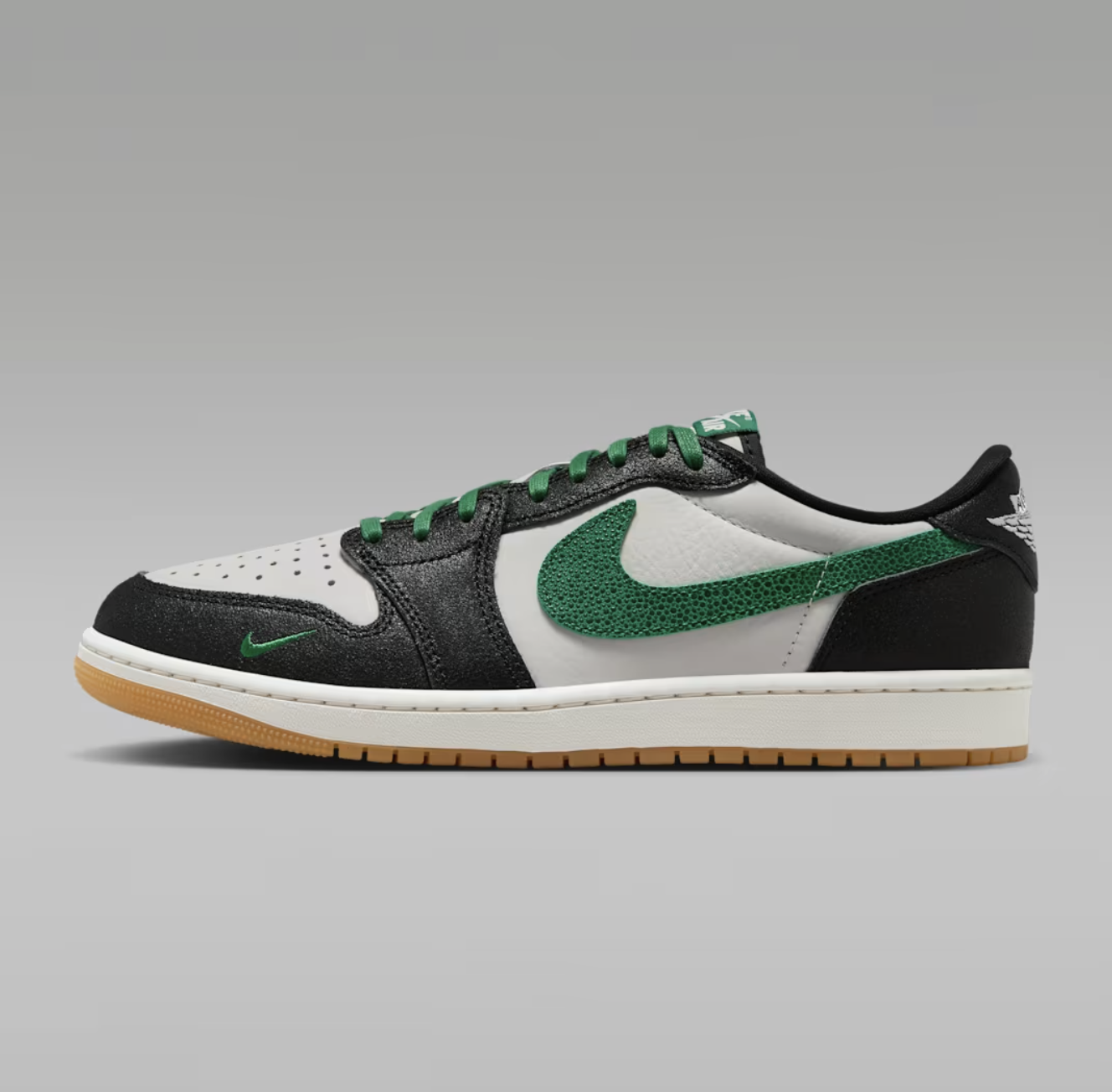 Air Jordan 1 Low OG 'Phantom and Pine Green'